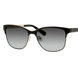 Bobbi Brown the Ruby/S Black and Gold Sunglasses